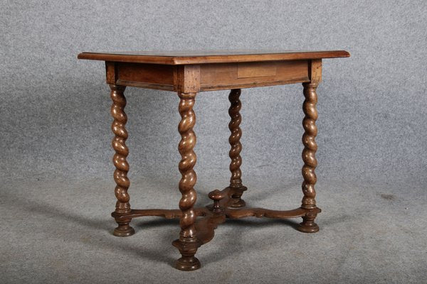 Small Antique Baroque Side Table in Walnut, 1800-DXD-1750409