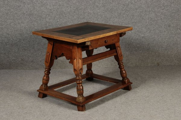 Small Antique Boatmans Table in Walnut with Inlays, 1800-DXD-2021907