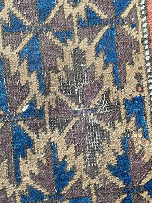 Small Antique Distressed Baluch Rug-YMM-1155445