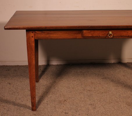 Small Antique Farm Table in Oak, 1800s-HPU-2034737