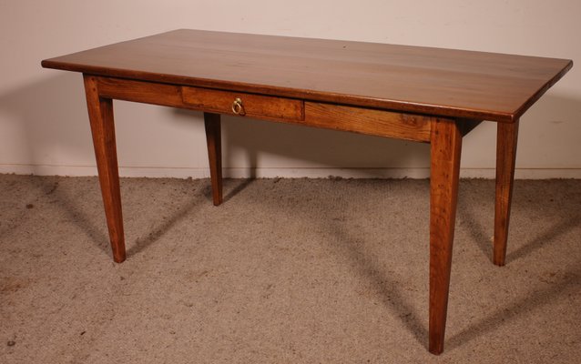 Small Antique Farm Table in Oak, 1800s-HPU-2034737