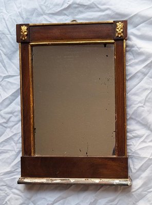 Small Antique German Empire Mirror, 1800-HOI-2041303