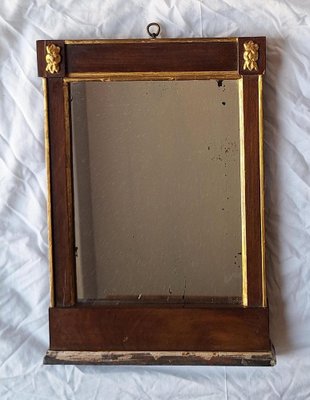 Small Antique German Empire Mirror, 1800-HOI-2041303