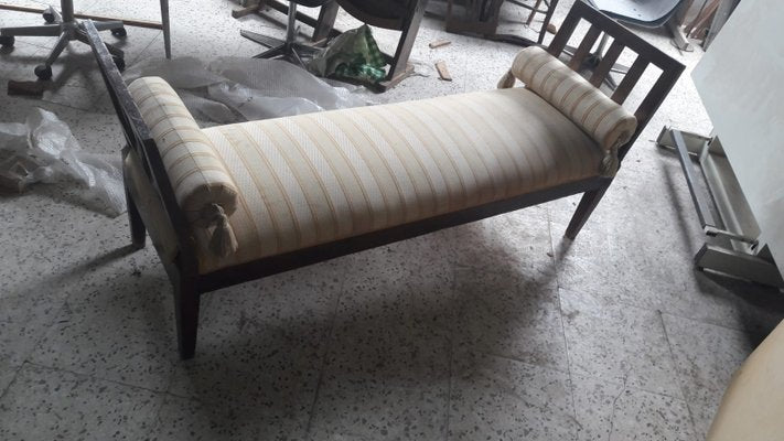 Small Antique Italian Wooden Sofa-RAQ-657623