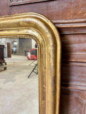 Small Antique Louis Philippe Gilded Mirror-AXR-2016127