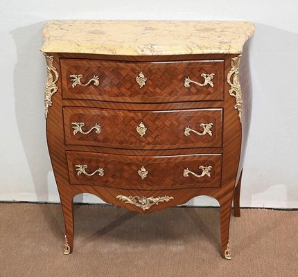 Small Antique Louis XV Style Mahogany Dresser, 1890s-RVK-1394877