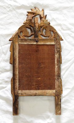 Small Antique Louis XVI Style Gilded Wood Mirror-RVK-778705