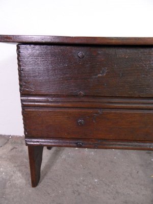 Small Antique Oak Chest-PNJ-1744236