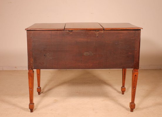 Small Antique Oak Chest of Drawers-HPU-829693