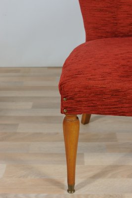 Small Armchair with Footrest, 1960s, Set of 2-GAP-1785501