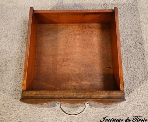 Small Art Deco Bedside Table in Walnut, 1920s-RVK-1726208