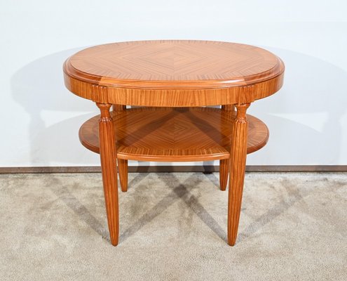 Small Art Deco Light Mahogany Table, 1930s-RVK-1751723