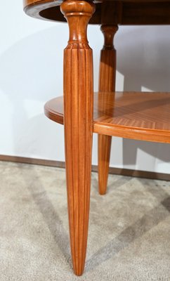 Small Art Deco Light Mahogany Table, 1930s-RVK-1751723