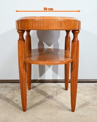 Small Art Deco Light Mahogany Table, 1930s-RVK-1751723