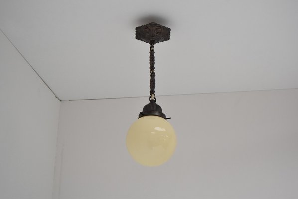 Small Art Deco Pendant Lamp, 1930s-TZ-754600