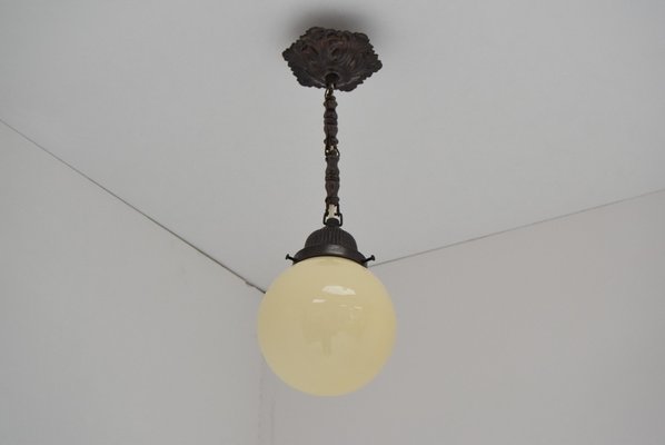 Small Art Deco Pendant Lamp, 1930s-TZ-754600