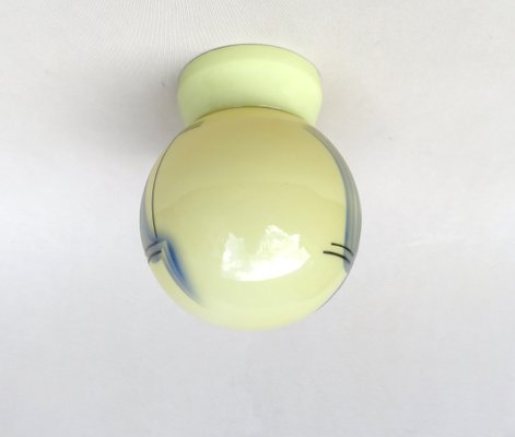 Small Art Deco Porcelain Ceiling Light-EY-1000593