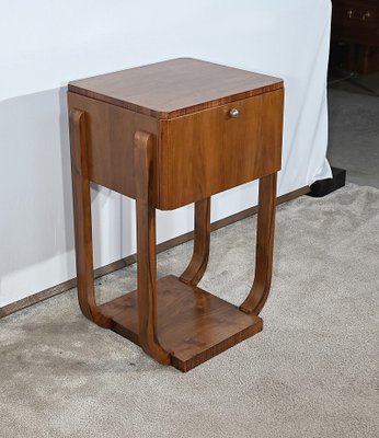 Small Art Deco Table in Walnu, 1930s-RVK-1705671