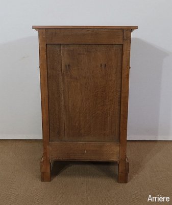 Small Art Nouveau Bamboo Style Cupboard in Solid Cherry, 1900s-RVK-1298306