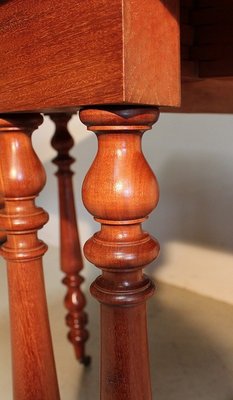 Small Auxiliary Table with Mahogany Shutters, 19th Century-RVK-1422939