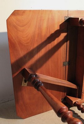 Small Auxiliary Table with Mahogany Shutters, 19th Century-RVK-1422939