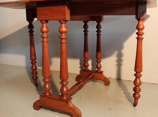 Small Auxiliary Table with Mahogany Shutters, 19th Century-RVK-1422939