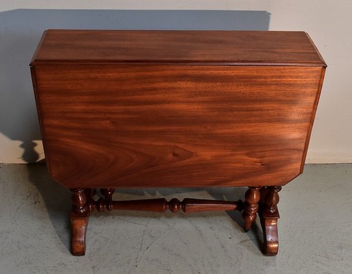 Small Auxiliary Table with Mahogany Shutters, 19th Century-RVK-1422939