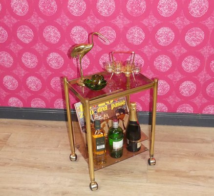 Small Bar Cart in Acrylic Glass, 1970s-AFE-2024532