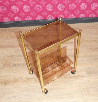 Small Bar Cart in Acrylic Glass, 1970s-AFE-2024532