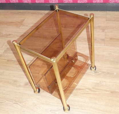 Small Bar Cart in Acrylic Glass, 1970s-AFE-2024532