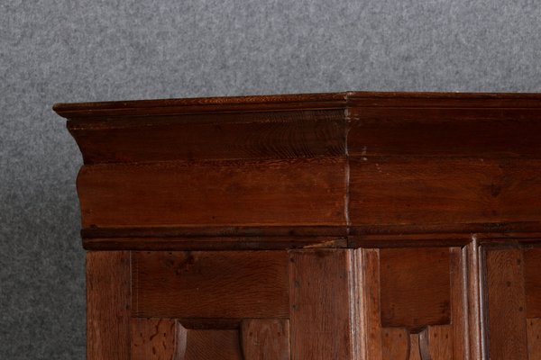 Small Baroque 1-Door Cabinet in Oak, 18th Century-DXD-1132866