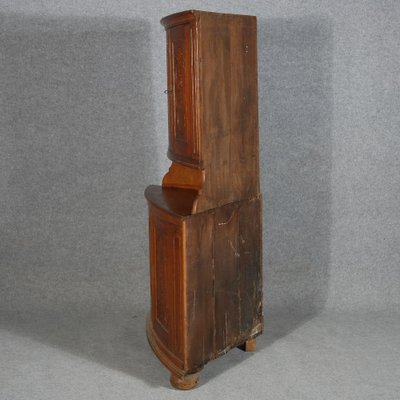 Small Baroque Corner Cabinet in Oak, 18th Century-DXD-1790239