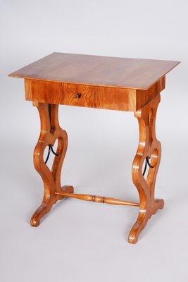 Small Biedermeier Side Table in Ash, 1830s-WHY-1768435