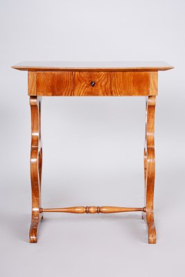 Small Biedermeier Side Table in Ash, 1830s-WHY-1768435