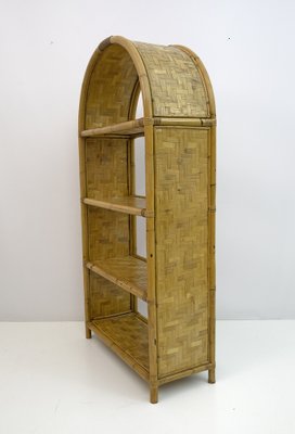 Small Bookshelves in Italian Bamboo, 1970s, Set of 2-FER-1318855