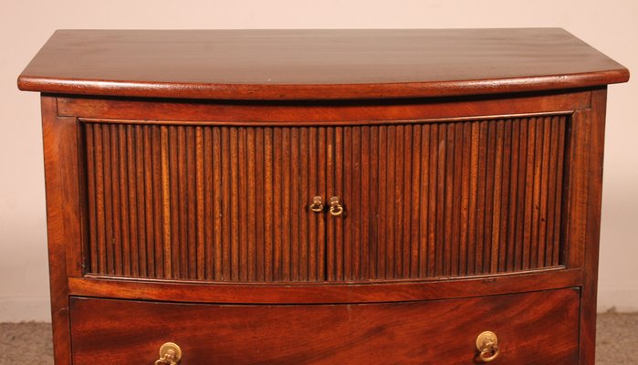 Small Bowfront Chest of Drawers, 19th Century-HPU-1764496