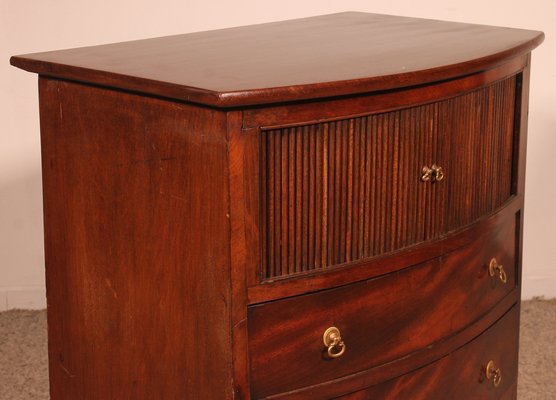 Small Bowfront Chest of Drawers, 19th Century-HPU-1764496