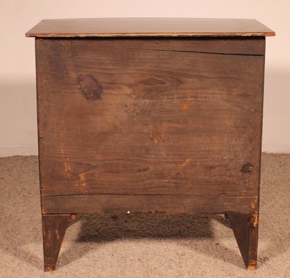 Small Bowfront Chest of Drawers, 19th Century-HPU-1764496