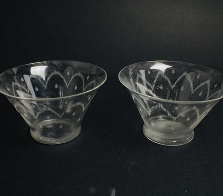 Small Bowls by Edward Hald for Orrefors, Set of 2-HYQ-1812632