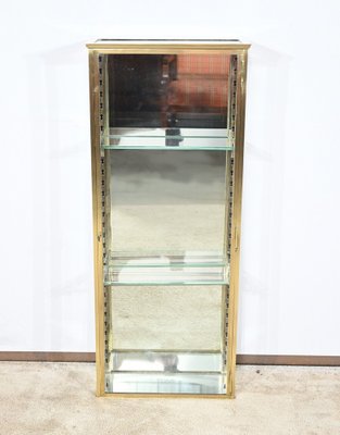 Small Brass Display Case, 1930s-RVK-1806949