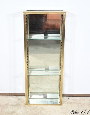 Small Brass Display Case, 1930s-RVK-1806949