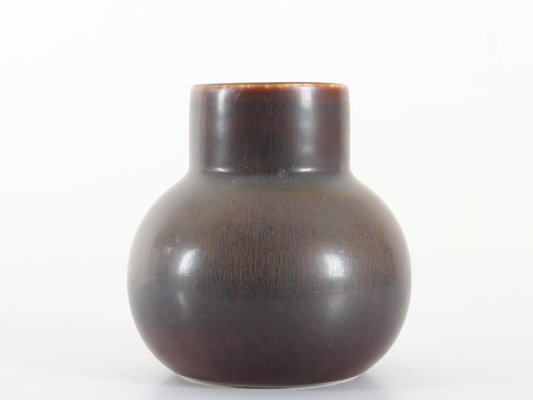 Small Brown Hare's Fur Glaze CEA Vase by Carl-Harry Stalhane for Rörstrand, 1950s-PI-703199