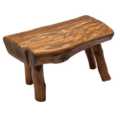 Small Brutalist French Stool, 1950s-UR-1334384