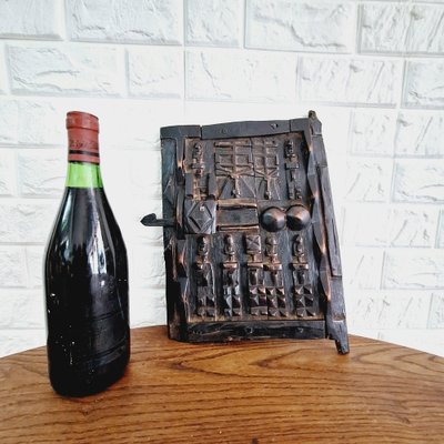 Small Carved Granary Door, 1970s-FRB-1754487