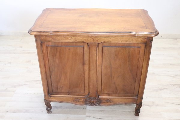 Small Carved Walnut Cabinet, 1920s-DCO-1161029