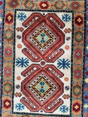 Small Caucasian Sinkiang Rug, 1970s-YMM-1817198