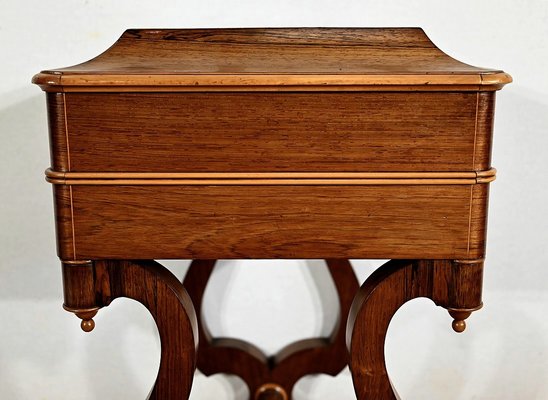 Small Charles X Writing Dressing Table, 19th Century-RVK-1395727