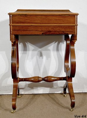 Small Charles X Writing Dressing Table, 19th Century-RVK-1395727