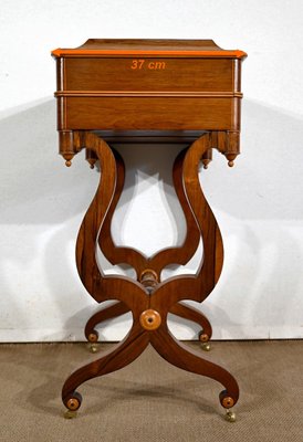 Small Charles X Writing Dressing Table, 19th Century-RVK-1395727