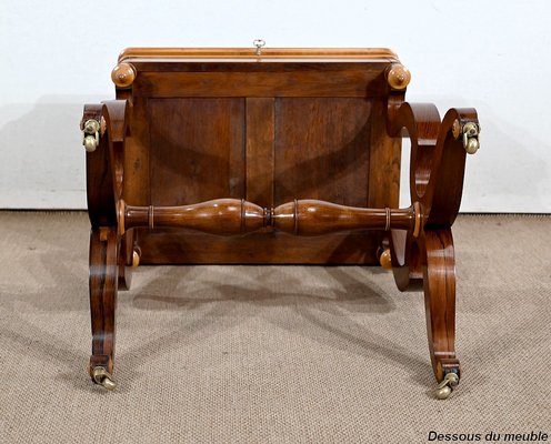 Small Charles X Writing Dressing Table, 19th Century-RVK-1395727